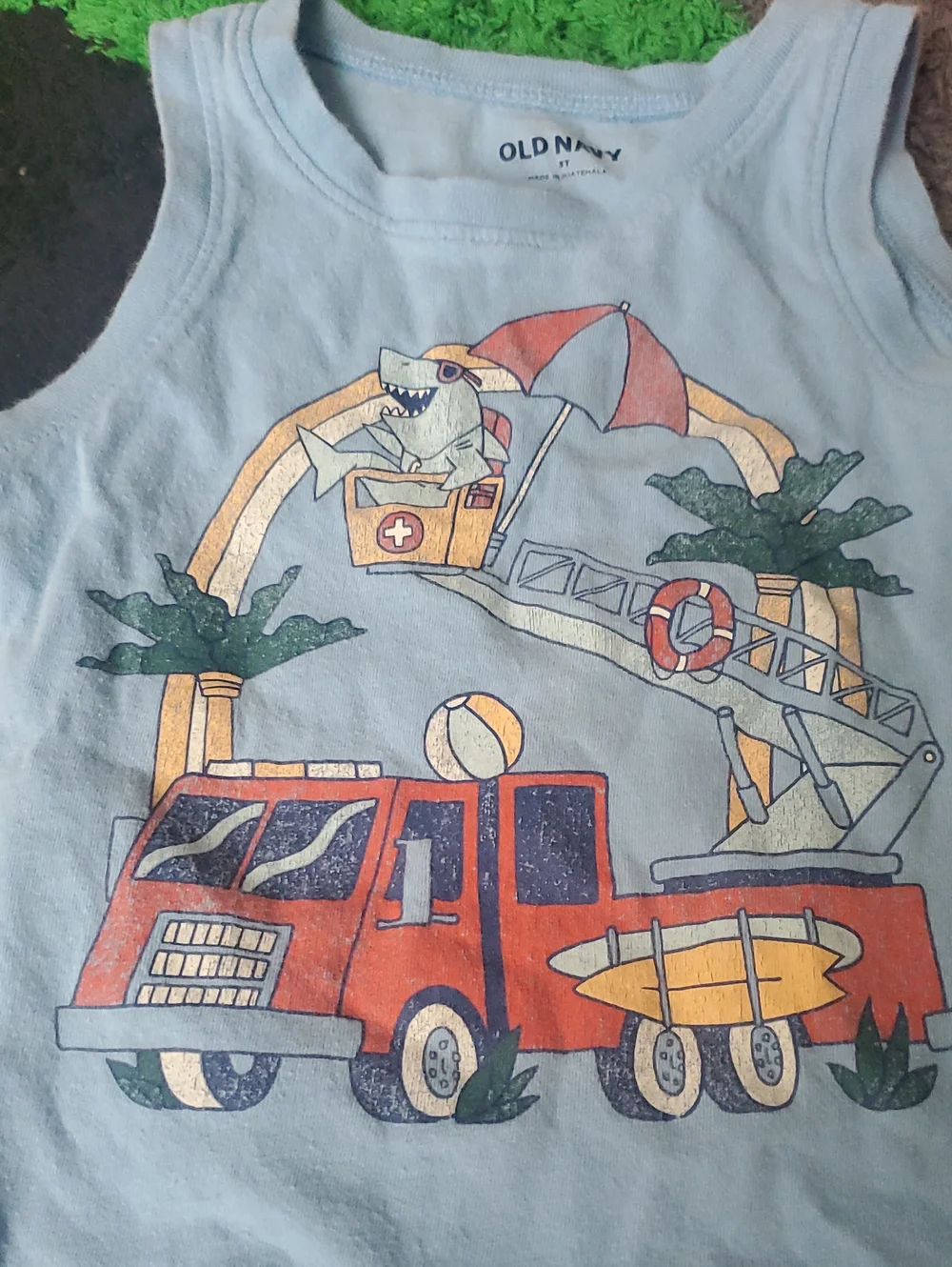 Old Navy Toddler Tank Top - Light Blue & White (2-Pack)